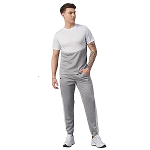 chrome amp coral men tracksuit summer co-ord sets for men polyester track suit for running gym workout amp sports