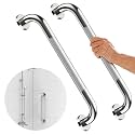 Chrome Grab Bar 16 Inch, 2 Pack Grab Bars for Bathroom