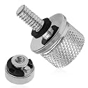 Chrome Rear Fender Seat Bolt Nut Kit, Stainless Steel Seat Screw Quick Mount for 1996-2024 Harley Davidson(Silver)