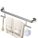 Chrome Towel Grab Bar 24 Inch, Handicap Towel Bar for Bathroom
