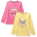 Chromozome Girl's Regular Fit Pack of 2 Tee