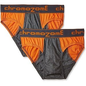Chromozome Mens Cotton Brief Pack of 2