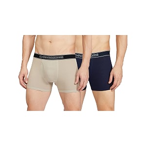 Chromozome Mens Cotton Solid Regular Trunks