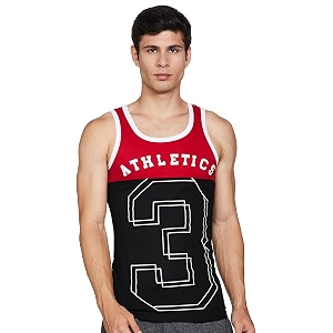 Chromozome Mens Solid Regular Fit Vest