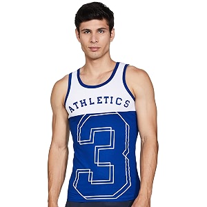Chromozome Mens Solid Regular Fit Vest