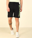 CHROMOZOME Printed Men Black Basic Shorts