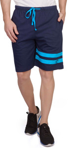 chromozome solid men dark blue regular shorts