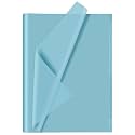 CHRORINE 60 Sheets Baby Blue Tissue Paper Art Gift Wrapping Tissue Paper Bulk for DIY Crafts Decor Birthday Holiday Party （ 20 x 14.5 inches）