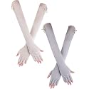 Chuangdi Women UV Protection Long Driving Gloves