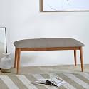 Chumbak Jodhpur Bench - Bangalore Grey (2 Seater Bench, Sheesham Wood, Grey)