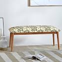 Chumbak Jodhpur Bench - Grey's Garden (2 Seater Bench, Sheesham Wood, Grey)