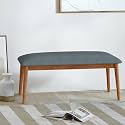 Chumbak Jodhpur Bench - Sailor Blue (2 Seater Bench, Sheesham Wood, Blue)
