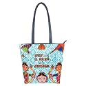 Chumbak Women's Canvas Tote Bag, Stylish Laptop-Friendly Handbag for Office, College &amp; Daily Use, Spacious Shoulder Bag with Durable Handles, Trendy and Professional Design