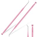 Chumia 2 Pcs Lash Lift Tools Stainless Steel Separator Rods, Pink