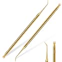 Chumia 2 Pcs Lash Lift Tools Stainless Steel Separator Rods, Gold