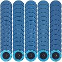 Chumia 250 Pcs 2 Inch Sanding Discs Set 5 Grit Mix 36 to 240, Blue
