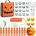 Chumia 41 Pcs Halloween Pumpkin Carving Kit, Halloween Lantern Decoration
