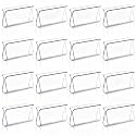 Chunful 16 Pieces Plastic Shade Pulls for Roller Shades Handles, Clear