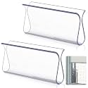 Chunful 2 Pieces Plastic Shade Pulls for Roller Shades Handles, Clear