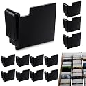Chunful 20 Pcs Black Card Box Dividers, Max Opening Width:6mm