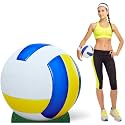 Chunful 3.3 ft Volleyball Cardboard Cutout Life Size Volleyball Decorations