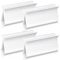 Chunful 4 Pieces Plastic Shade Pulls for Roller Shades Handles, White