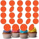 Chunful 48 Pcs Anime Cupcake Rings Toppers Cake Game Party Decoration