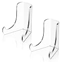 Chunful Acrylic Plate Stand Display Easel Holder,5.1 x 5 x 6 Inch
