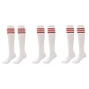 CHUNG Kids Knee High Socks Stocking Cotton Heelless Tube Stocking School Uniform Team Cosplay