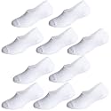CHUNG Toddler Little Boys Girls No Show Liner Cotton Socks Thin Multi Solid Color White Summer 10 Pack 2T-12Years