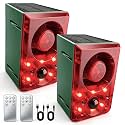 ChunHee Solar Outdoor Motion Sensor Alarm Dog Barking Gunshot Sound 130dB