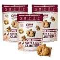 Chunk Nibbles Apple Cinnamon Snack Clusters - Award-Winning Blend with Real Apples, Pretzels & Corn Squares - Cozy Fall Flavor, Handcrafted - Gourmet Treat - 4.25oz Resealable Pouch (3 Pack)