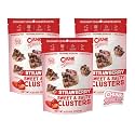 Chunk Nibbles Strawberry Snack Clusters - Real Freeze-Dried Strawberries, Pretzels &amp; Corn Squares - Gourmet Fruity Sweet &amp; Salty Snack, Handcrafted, No Artificial Colors - Bundle Includes Three 4.25 oz Resealable Pouc
