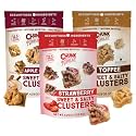 Chunk Nibbles Variety Snack Pack - Strawberry, Apple Cinnamon, Toffee Clusters - Gourmet Sweet &amp; Salty Treat - Handcrafted, No Artificial Colors - 4.25oz Resealable Pouch (3 Pack)