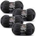 4-Pack Chunky Yarn for Crocheting Blankets &amp; Big Projects - 14oz/152.8yd Total, Ultra Soft &amp; Bulky Chenille Yarn, Perfect for Blankets, Amigurumi, Black