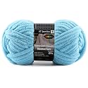 Super Soft Chunky Chenille Yarn for Crocheting &amp; Knitting - 3.52oz/38.2yd per Skein, Ultra Plush Velvet Yarn for Baby Blankets, Amigurumi &amp; Crafts, Sky Blue, 1 Skein