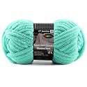 Super Soft Chunky Chenille Yarn for Crocheting &amp; Knitting - 3.52oz/38.2yd per Skein, Ultra Plush Velvet Yarn for Baby Blankets, Amigurumi &amp; Crafts, Aqua, 1 Skein