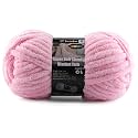 Super Soft Chunky Chenille Yarn for Crocheting &amp; Knitting - 3.52oz/38.2yd per Skein, Ultra Plush Velvet Yarn for Baby Blankets, Amigurumi &amp; Crafts, Light Pink, 1 Skein