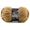 Super Soft Chunky Chenille Yarn for Crocheting &amp; Knitting - 3.52oz/38.2yd per Skein, Ultra Plush Velvet Yarn for Baby Blankets, Amigurumi &amp; Crafts, Coffee Brown, 1 Skein