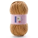Chunky Chenille Yarn for Crocheting, #6 Brown Baby Blanket Yarn for Crochet