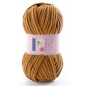 Chunky Chenille Yarn for Crocheting, #6 Brown Baby Blanket Yarn for Crochet