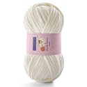 Chunky Chenille Yarn for Crocheting, #6 White Baby Blanket Yarn for Crochet