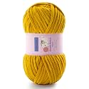 Chunky Chenille Yarn for Crocheting #6 Yellow Baby Blanket Yarn for Crochet