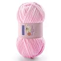 Chunky Chenille Yarn for Crocheting, #6 Pink Baby Blanket Yarn for Crochet