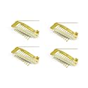 Sanas Dupatta Pin For Head (4Pcs) Dupatta Clips For Brides Fancy Hair Clips For Women Hijab Setting Pins Hair Decorative Clip For Women saree pin for pallu Chunni Clips For Girls (4Pcs) (Golden Shade)