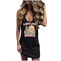 CHUNTIANRAN Mini Dress for Women Swimsuit Coverup Beach Hawaiian Tank Dress
