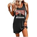 CHUNTIANRAN Mini Dress for Women Swimsuit Coverup Beach Hawaiian Tank Dress