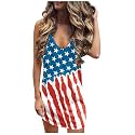 CHUNTIANRAN Mini Dress for Women Swimsuit Coverup Beach Hawaiian Tank Dress