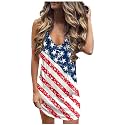 CHUNTIANRAN Mini Dress for Women Swimsuit Coverup Beach Hawaiian Tank Dress