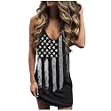 CHUNTIANRAN Mini Dress for Women Swimsuit Coverup Beach Hawaiian Tank Dress